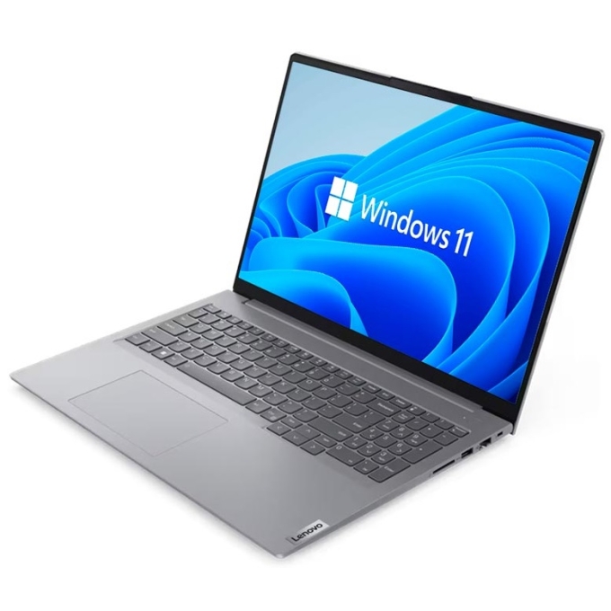 Laptop Lenovo ThinkBook 16 G6 IRL, Intel i5-1335U 1.3/4.6GHz, Memoria RAM 16Gb DDR5, Disco Solido 512Gb SSD M.2 2242 PCIe, Pantalla 16pulgadas WUXGA IPS / Lenovo