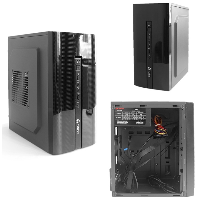 Case Teros TE-1030S, Micro Tower, 250W, USB 2.0/ USB 3.0, Audio HD / Teros