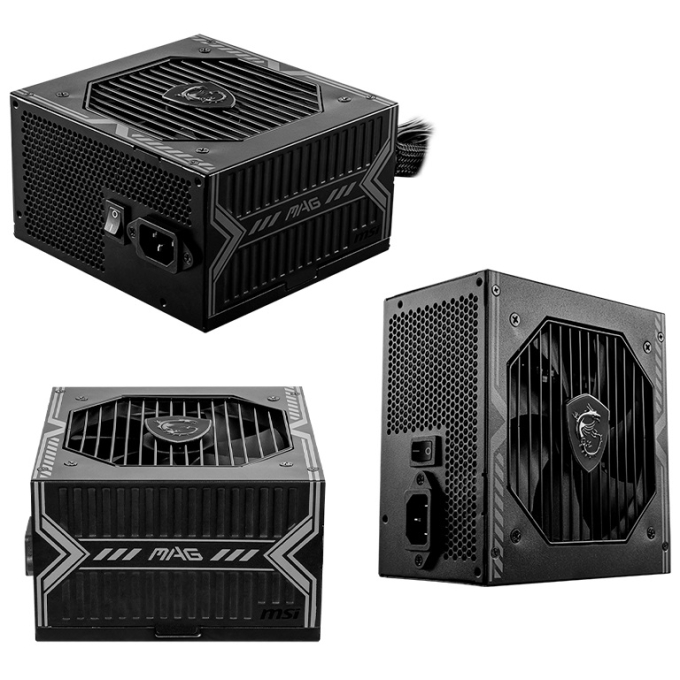 Fuente de Poder MSI MAG A750BN PCIE5, 750W, 80 PLUS Bronze, Formato ATX / MSI