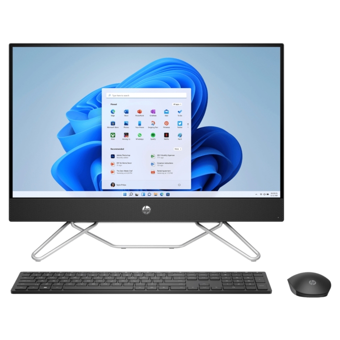 All-in-One AIO HP 24-cb1004la, Intel i5-1235U 4.40GHz, Memoria RAM 16Gb DDR4, Disco Solido 512Gb SSD M.2 PCIe NVMe, Pantalla 23.8pulgadas FHD / HP