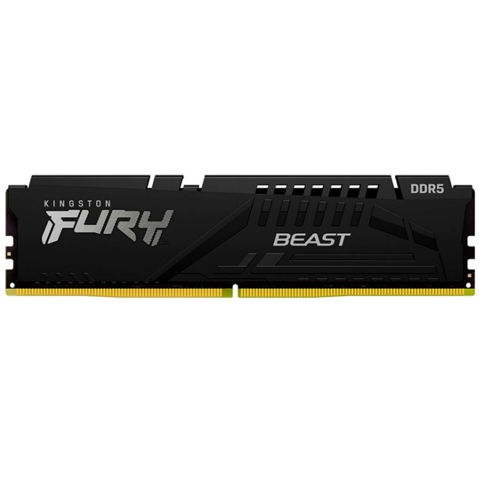 Memoria Kingston Fury Beast BLACK, 32GB DDR5-5200 MHz, PC5-41600, CL40, 1.25V / Kingston