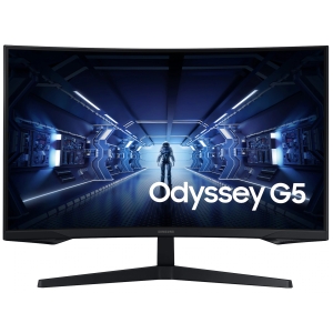 Monitor Samsung Odyssey G5 32 QHD (2560x1440), 1xHDMI 2.0, 1xDP 1.2, 1xAudifono Curvo Gamer