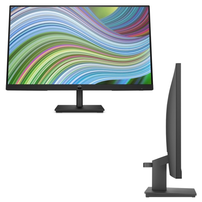 Monitor HP P24 G5, 23.8pulgadas FHD (1920 x 1080 a 75Hz) IPS, HDMI / VGA / DP, Color Negro / HP