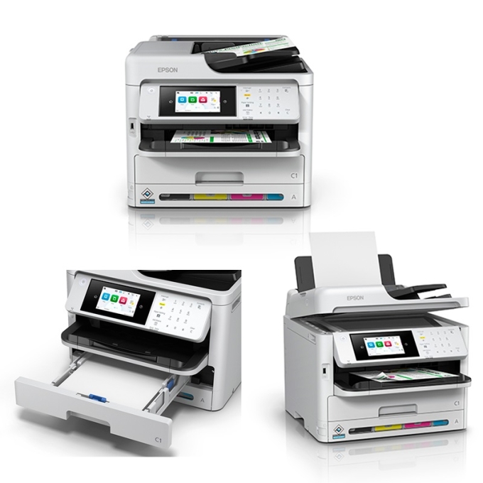 Impresora Multifuncional Epson WorkForce Pro WF-C5810, Imprime / Escanea / Copia / Fax / LAN / WiFi Inalambrica / Epson