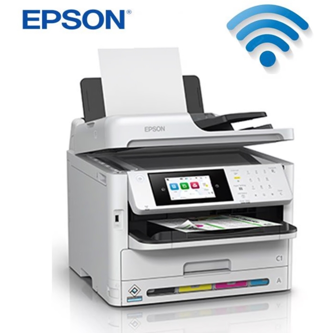 Impresora Multifuncional Epson WorkForce Pro WF-C5810, Imprime / Escanea / Copia / Fax / LAN / WiFi Inalambrica / Epson