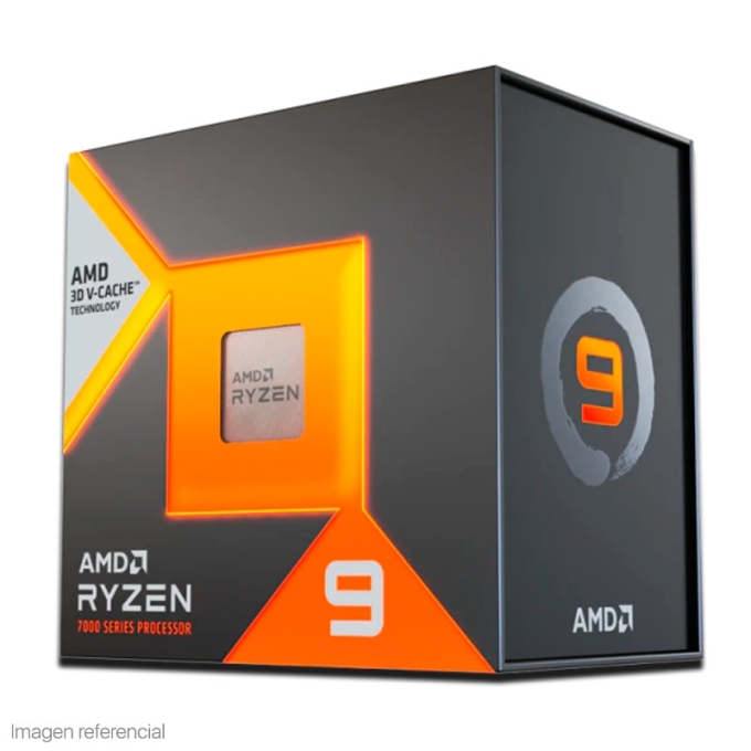 Procesador AMD Ryzen 9 7900X3D 4.4/5.6GHz, 128MB L3, 12-Cores, Socket AM5, 120W / AMD