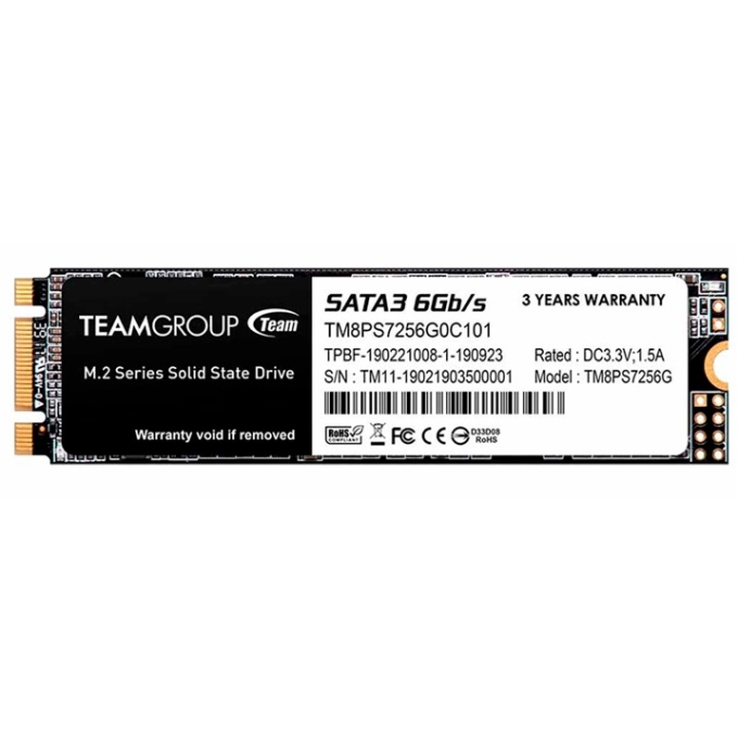 Disco Duro Estado Solido SSD TEAMGROUP 1TB MS30 M.2 2280 SATA III 6Gb/s interno / TEAMGROUP