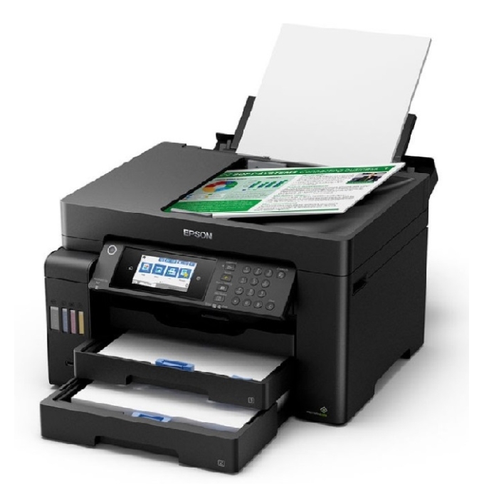 Impresora Multifuncional Epson EcoTank L15150, imprime / escanea / copia / Fax/ Wi-Fi inalambrica / USB / Ethernet. Papel A3 / Epson