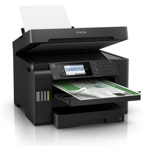 Impresora Multifuncional Epson EcoTank L15150, imprime / escanea / copia / Fax/ Wi-Fi inalambrica / USB / Ethernet. Papel A3