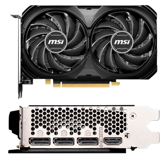 Tarjeta de video MSI GeForce RTX 4060 Ti VENTUS 2X BLACK 8G, 8GB GDDR6 / MSI