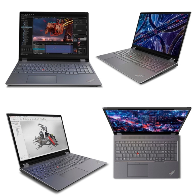 Laptop Lenovo ThinkPad P16 Gen2, Intel i7-13700HX 2.1/5.0G, Memoria RAM 32Gb DDR5-5600, Disco Solido 1Tb SSD M.2 2280 PCIe 4.0x4 NVMe Opal 2.0, Video NVIDIA RTX A2000 8GB GDDR6, Pantalla 16pulgadas WUXGA IPS, WorkStation / Lenovo