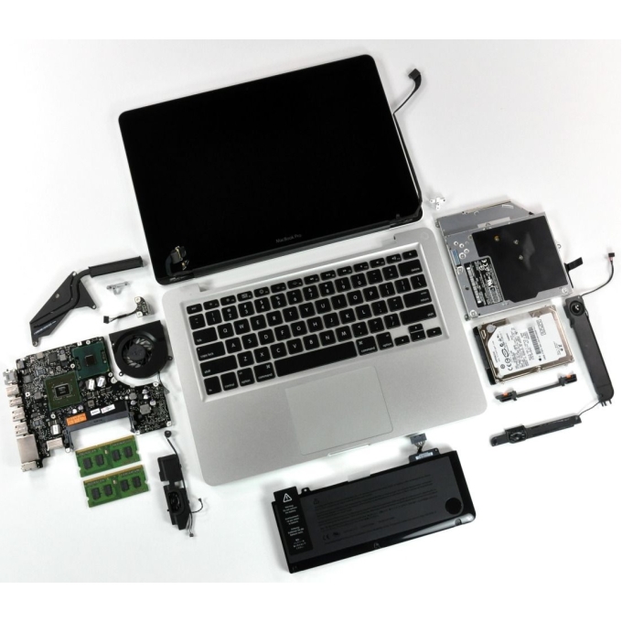 Servicio Tecnico de Mantenimiento y Repotenciacion de Apple Macbook: Cambio de Pantalla, Memoria, Discos, Teclados, Flex, Baterias, Bisagras. Repuestos, Reparacion, Arreglos. / Apple