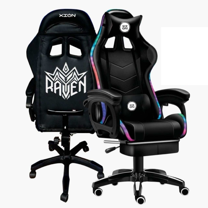 Silla Gamer Raven con luces / Raven