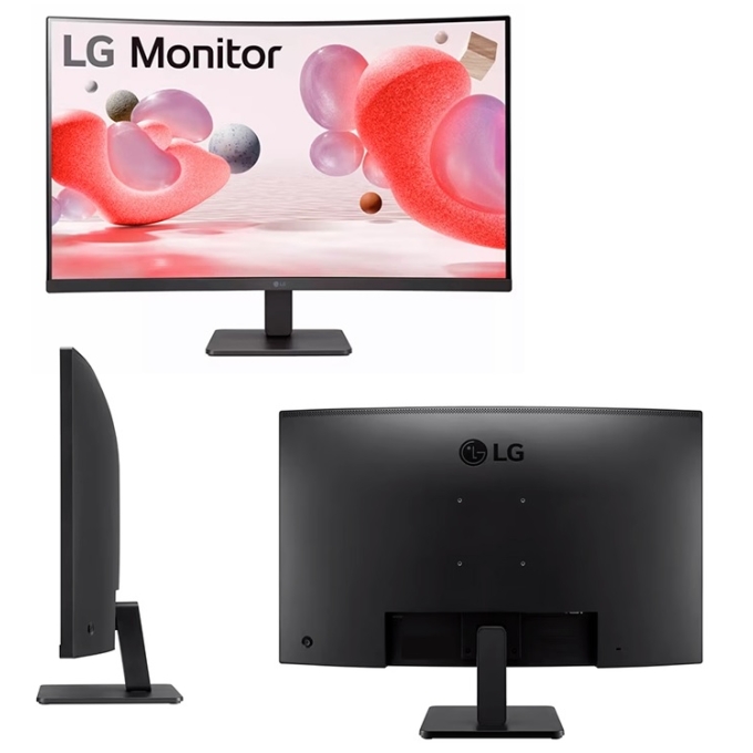 Monitor LG 32MR50C, 31.5pulgadas FHD 1920x1080, 100Hz, HDMIx1, VGAx1, Headphone-Out x1 Curvo Gamer / LG