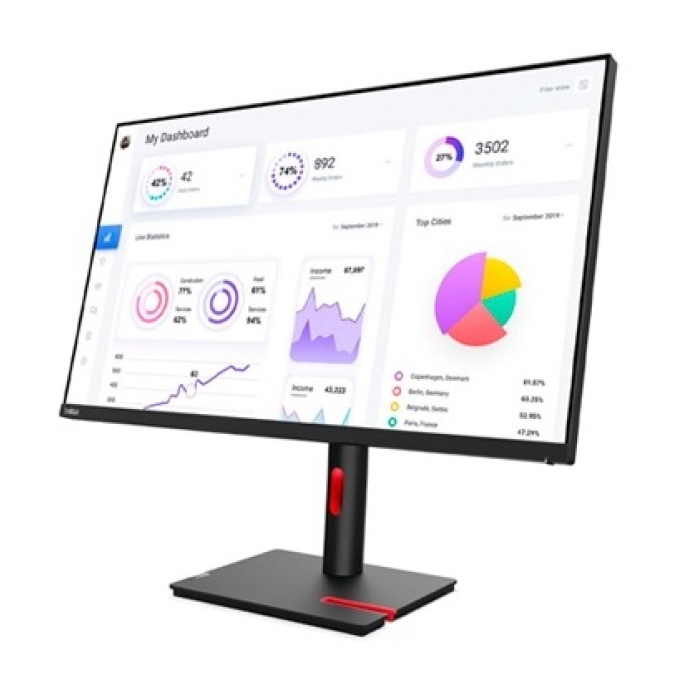 Monitor Lenovo ThinkVision S22i-30, 21.5pulgadas WLED IPS, Anti-Glare, 75Hz / Lenovo