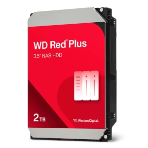 Disco duro Western Digital Red Plus WD20EFPX, 2TB, SATA, 5400rpm, 3.5, cache 64MB