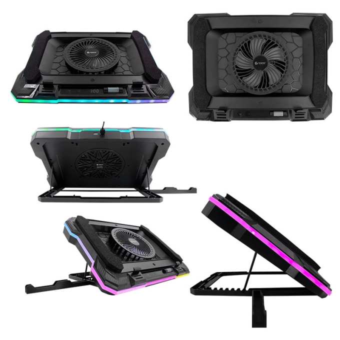 COOLER TEROS RGB PARA NB DE 14pulgadas HASTA 19pulgadas / TEROS