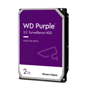 Disco duro Western Digital WD Purple, 2TB, SATA 6.0 Gb/s, 64MB Cache, 5400 rpm, 3.5.