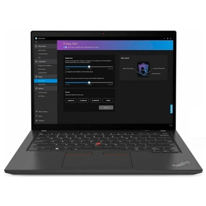 Laptop Lenovo ThinkPad T14 Gen 4, Intel i7-1355U 1.7/5.0GHz, 16GB Memoria RAM DDR5-5200, Pantalla 14pulgadas / Lenovo