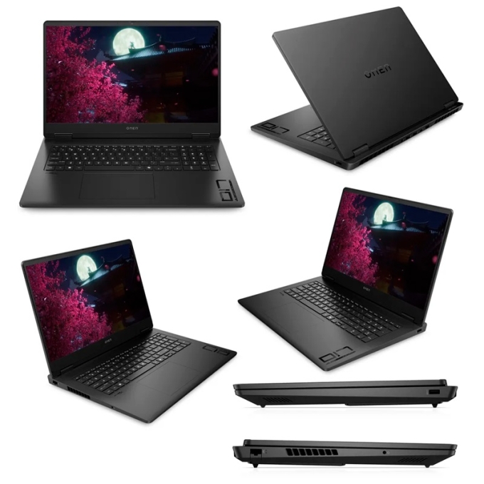 Laptop HP OMEN 17-db0006la, AMD Ryzen 7 8845HS hasta 5.1GHz, 16GB Memoria RAM DDR5-5600MHz, Gamer / HP