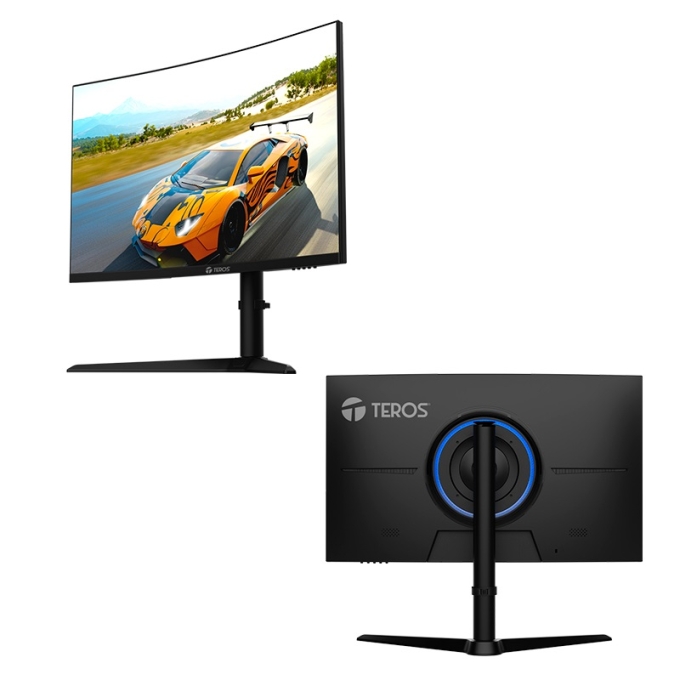 Monitor curvo Teros TE-3216G, 31.5pulgadas, 180hz, 2560x1440, Full HD, HDMI,DP, PIVOT / Teros