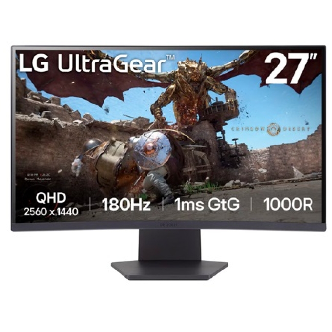 Monitor Gamer LG 27pulgadas UltraGear Curvo (1000R) QHD VA (2560x1440) HDMIx2/DP/HP-OUT / LG