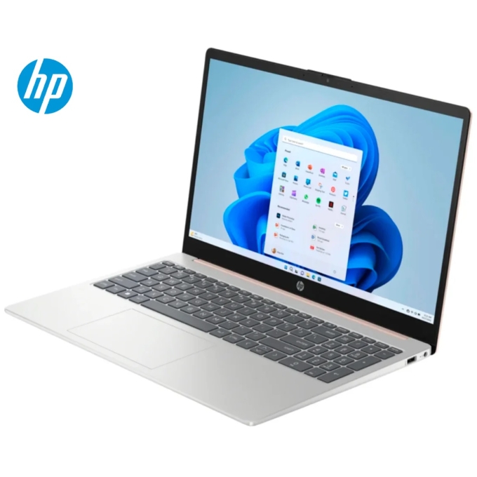 Laptop HP 15-fc0068la, AMD Ryzen3 7320U, Memoria RAM 8Gb, Disco Solido 512Gb SSD, Pantalla 15.6pulgadas Full HD, color Plata, Win11 Home / HP