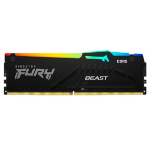 Memoria RAM Kingston Fury Beast 16GB DDR5-6000MHz, PC5-48000, CL36, 1.35V, 288-Pin, RGB