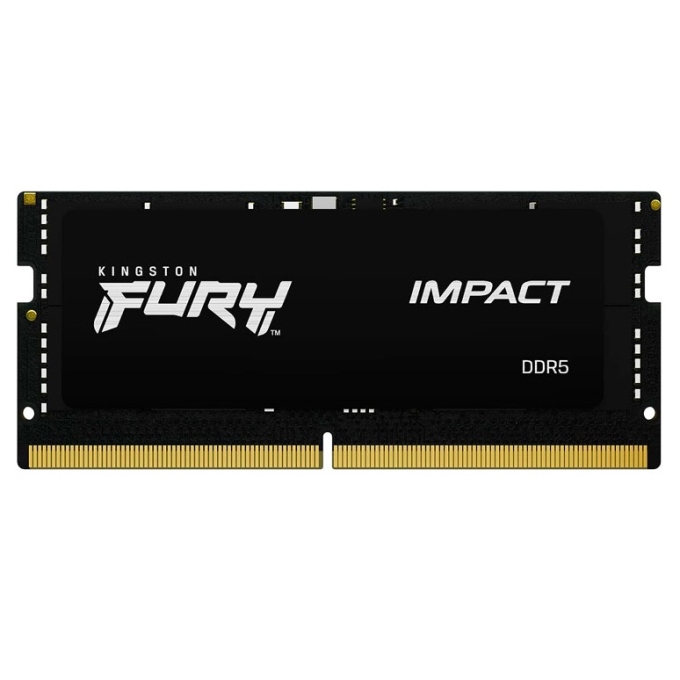 Memoria RAM Kingston Fury Impact 16GB DDR5-5600MHz, PC5-44800, CL40, 1.1V, 262-pin SODIMM / Kingston