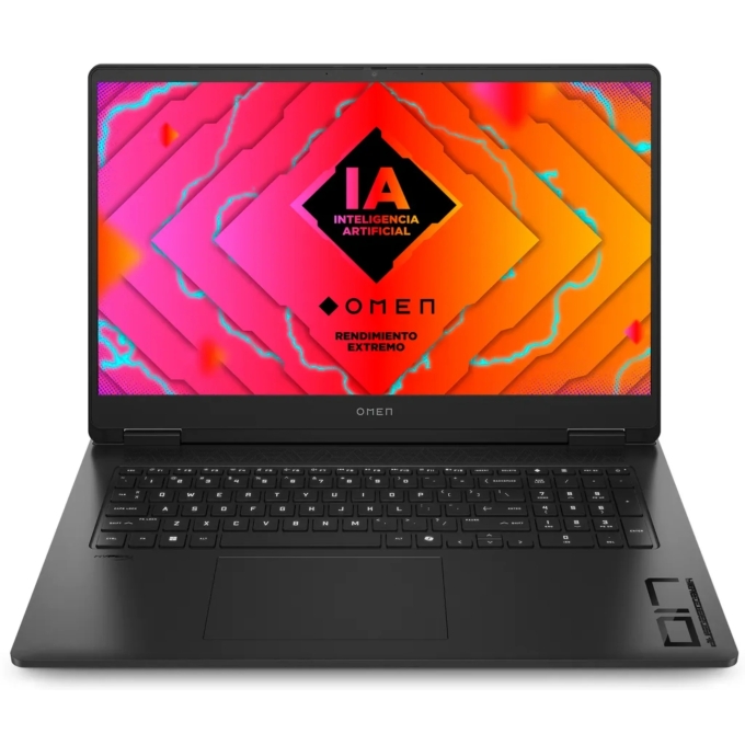 Laptop HP OMEN 17-db0006la, AMD Ryzen7 8845HS, Memoria RAM 16G, Disco Solido 1Tb SSD, Video NVIDIA GeForce RTX 4050 6GB, Pantalla 17.3pulgadas Full HD, Gamer, Teclado Español / HP