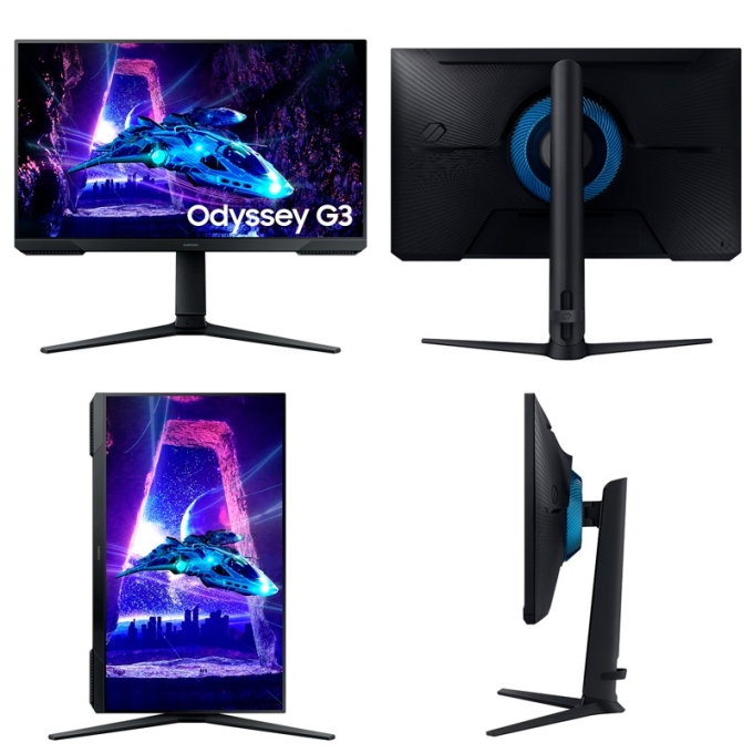 Monitor plano Gaming SAMSUNG Odyssey G3, 24pulgadas FHD VA, 180Hz, 1ms, HDMI, DP Gamer / Samsung