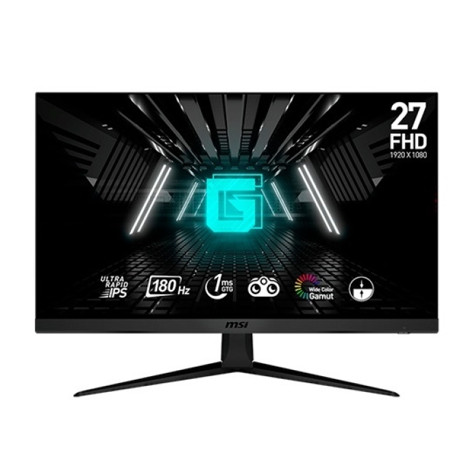 Monitor plano gaming MSI G2712F, 27pulgadas FHD Ultra Rapid IPS, 180 Hz, 1 ms, HDMI, DP / MSI