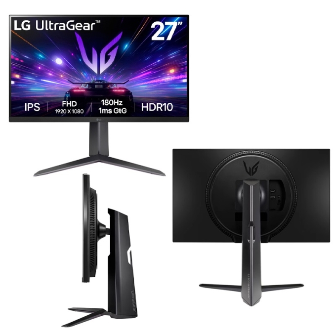 Monitor Gamer LG 27pulgadas UltraGear Plano FHD IPS (1920x1080) HDMI/DP/HP-OUT / LG