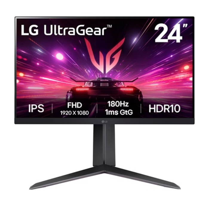 Monitor Gamer LG 24pulgadas UltraGear Plano FHD IPS (1920x1080) HDMI/DP/HP-OUT / LG