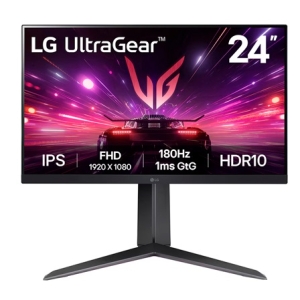 Monitor Gamer LG 24 UltraGear Plano FHD IPS (1920x1080) HDMI/DP/HP-OUT