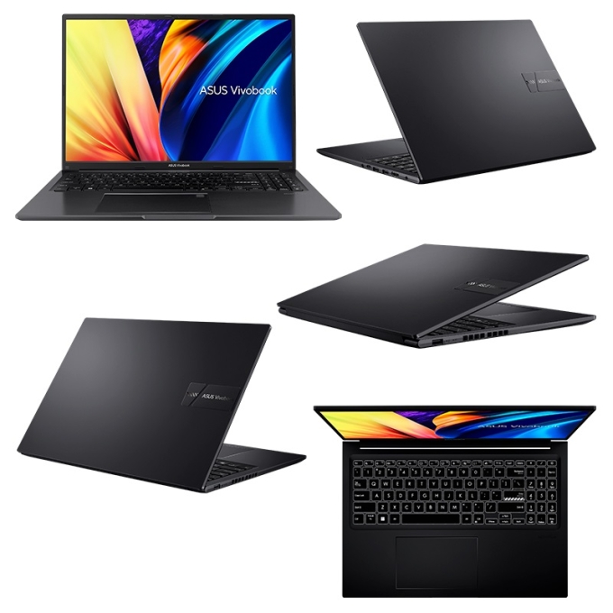 Laptop ASUS Vivobook 16, Intel i7-12700H, Memoria RAM 8GB, disco solido 512Gb, Pantalla 16pulgadas WUXGA IPS / Asus