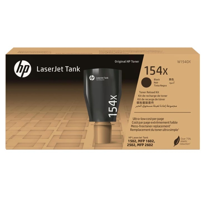 TONER HP W1540X (154X) P/ LJ 1502/ 2502/ MFP 1602W/ 2602SDW/ 5000 PAG. BLACK / HP