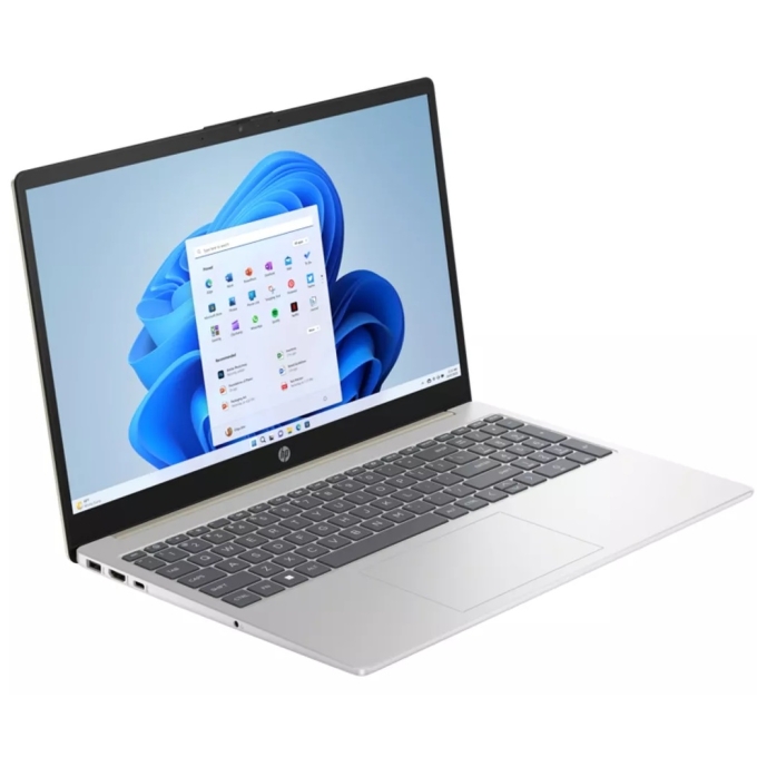 Laptop HP 15-fd0000, Intel i3-N305, Memoria RAM 8Gb, Disco Solido 256Gb SSD, Plata, Pantalla 15.6pulgadas Full HD / HP