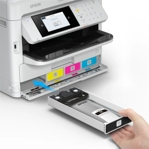 Impresora Multifuncional Epson WorkForce Pro WF-C5810, Tinta, Color, Copiadora, Fax, Impresora, Escaner, 34 ppm Mono, 34 ppm color, 4800x1200 dpi, Duplex, hasta 75000 paginas al mes, LAN inalambrica, Wi-Fi Direct / Epson