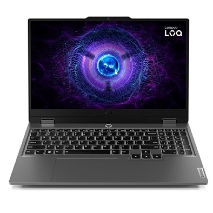 Laptop Lenovo LOQ 15IRX9, Intel i7-13650HX, Memoria RAM 12Gb, Disco Solido 512Gb, Pantalla 15.6pulgadas, Video NVIDIA GeForce RTX 4050 6GB GDDR6, Gamer / Lenovo