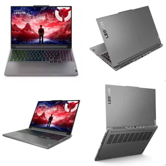 Laptop Lenovo Legion Slim 5 16AHP9, Ryzen7 8845HS, Memoria RAM 16Gb, Disco solido 512Gb, Pantalla 16pulgadas, Video NVIDIA GeForce RTX 4060 8GB GDDR6, Gamer / Lenovo