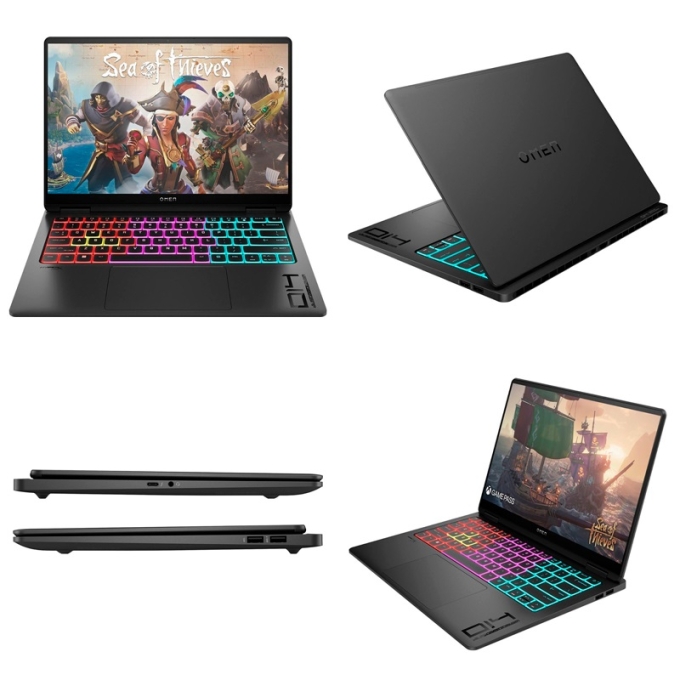 Laptop HP Omen 14-fb0001la, Core ultra 7 155H, Memoria RAM 16Gb, Disco Solido Tb, Pantalla 14pulgadas / HP