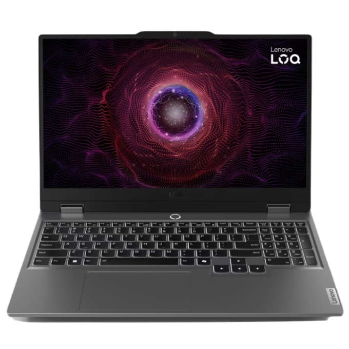 Laptop Lenovo LOQ 15ARP9, Ryzen7 7435HS, Memoria RAM 24Gb, Disco Solido 512G, Video NVIDIA GeForce RTX 4060 8GB GDDR6, Pantalla 15.6pulgadas, Gamer / Lenovo