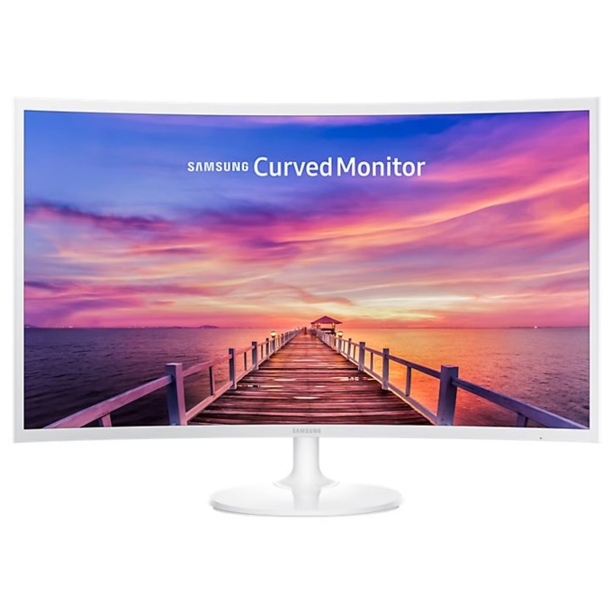 Monitor Samsung 27pulgadas Full HD Pantalla curva - 16:9 - Blanco 1920x1080 - 16,7 Millones de colores , 4ms, HDMI - VGA, curvo 27F391 / Samsung