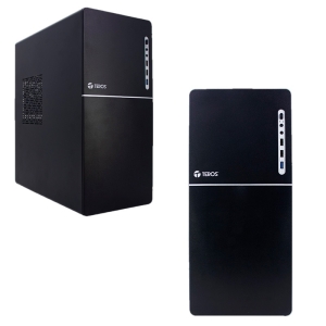 Case TEROS TE-1038S, Factor de forma ATX, 250 W, USB 3.0 / 2.0, audio, negro. / Teros