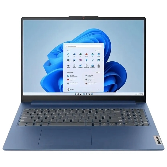 Laptop Lenovo IdeaPad Slim 3 15IRH8, Intel i5-13420H, Memoria RAM 16Gb LPDDR5, Disco Solido 512Gb SSD, Pantalla 15.6pulgadas FHD - Azul / Lenovo