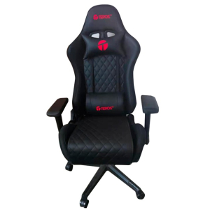 Silla Gamer TEROS TE-8121NV2, negro, reclinacion de 180° / Teros