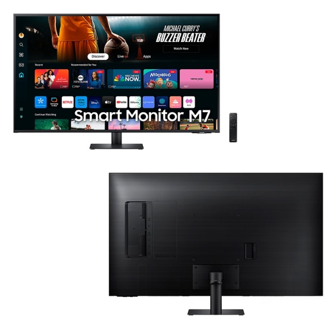 Monitor Smart SAMSUNG M7 M70D, 43pulgadas UHD (3840 x 2160), HDMI x 2, USB x 3 / Samsung