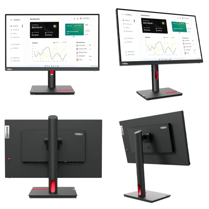 Monitor Lenovo ThinkVision T32p-30 LED 31.5pulgadas, 3840x2160 4K Ultra HD, 60Hz, HDMI/DisplayPort, Negro / Lenovo