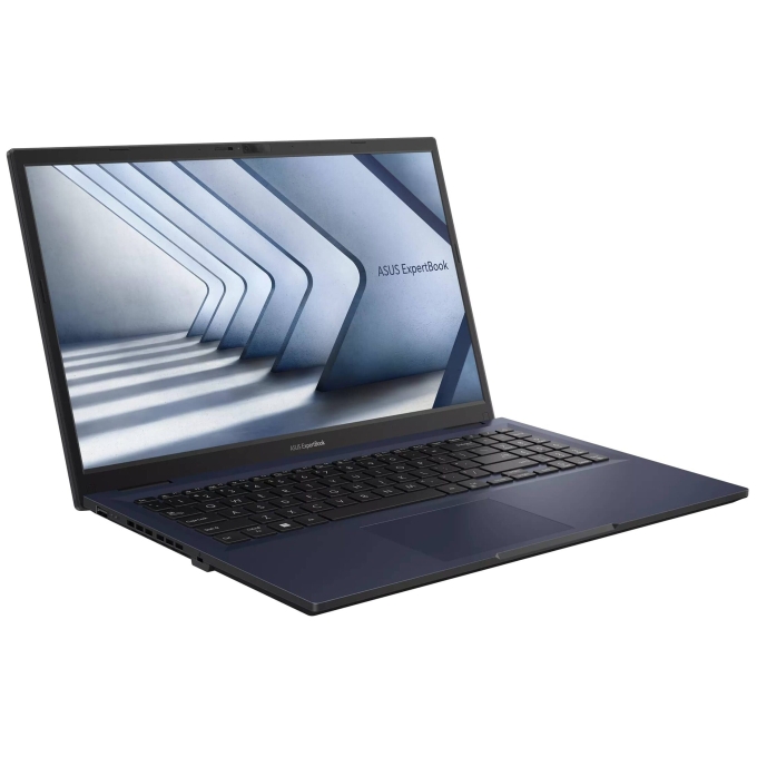 Laptop Asus ExpertBook B1, Intel i7-1355U, Memoria RAM 16Gb, Disco Solido 1Tb SSD, Pantalla 15.6pulgadas Full HD 1920x1080, Teclado Ingles, Negro, Win11 Pro, B1502 B1502CVA-NJ1095X / Asus